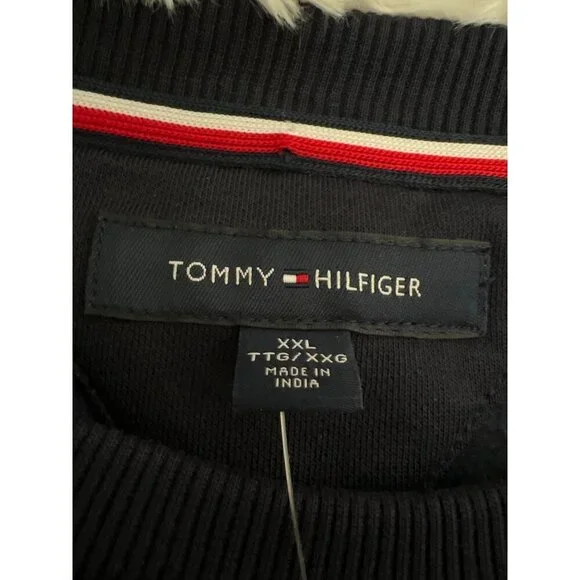 Tommy Hilfiger XXL Crewneck Sweatshirt New with Tags Nautical Spellout - Picture 3 of 5